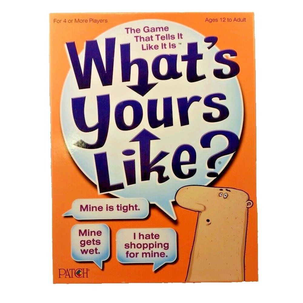 What's Yours Like? Patch Products Family Party Game Complete Ages 12+